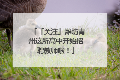 「关注」潍坊青州这所高中开始招聘教师啦！