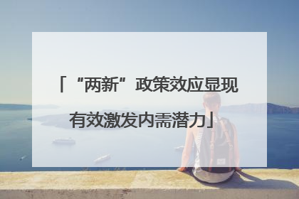 “两新”政策效应显现 有效激发内需潜力