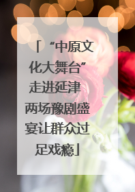 “中原文化大舞台”走进延津 两场豫剧盛宴让群众过足戏瘾