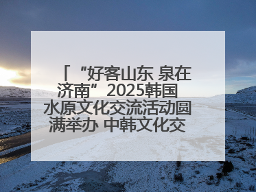 “好客山东 泉在济南”2025韩国水原文化交流活动圆满举办 中韩文化交流再添新彩