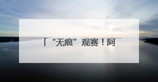 “无痕”观赛！阿连和阿苏握手言和，球迷们挥一挥衣袖，不留下一片云彩