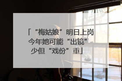 “梅姑娘”明日上岗 今年她可能“出镜”少但“戏份”重