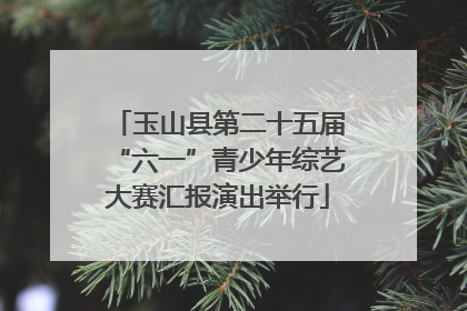 玉山县第二十五届“六一”青少年综艺大赛汇报演出举行