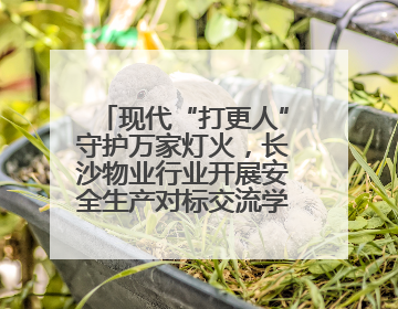 现代“打更人”守护万家灯火，长沙物业行业开展安全生产对标交流学习活动