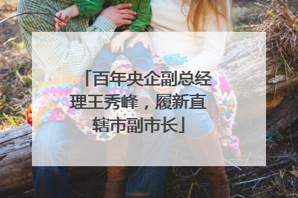 百年央企副总经理王秀峰，履新直辖市副市长