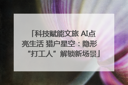 科技赋能文旅 AI点亮生活 猎户星空：隐形“打工人”解锁新场景