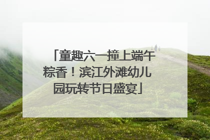 童趣六一撞上端午粽香！滨江外滩幼儿园玩转节日盛宴