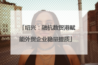 绍兴：融杭数贸港赋能外贸企业稳量提质