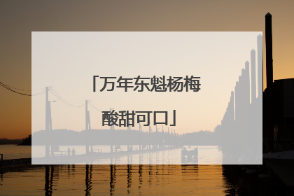 万年东魁杨梅 酸甜可口