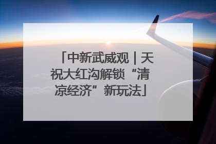 中新武威观｜天祝大红沟解锁“清凉经济”新玩法