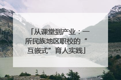 从课堂到产业：一所民族地区职校的“互嵌式”育人实践