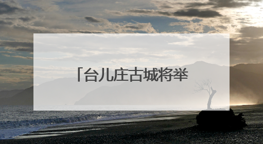 台儿庄古城将举行“粽情台儿庄 舟歌赋安康”系列活动迎端午