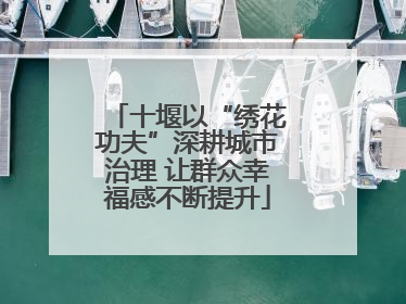 十堰以“绣花功夫”深耕城市治理 让群众幸福感不断提升