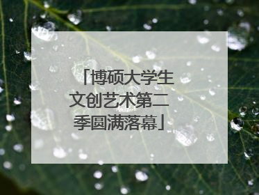 博硕大学生文创艺术第二季圆满落幕