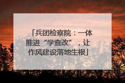 兵团检察院：一体推进“学查改”，让作风建设落地生根