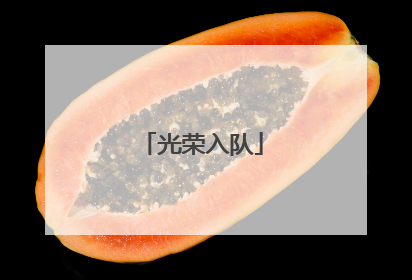 光荣入队