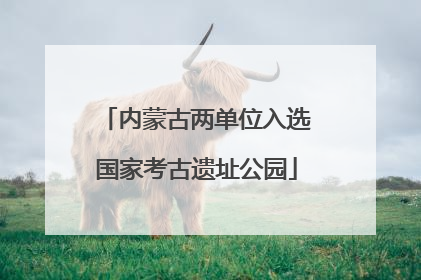 内蒙古两单位入选国家考古遗址公园