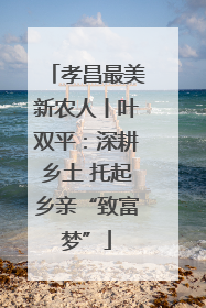 孝昌最美新农人丨叶双平：深耕乡土 托起乡亲“致富梦”
