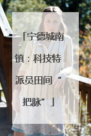 宁德城南镇：科技特派员田间“把脉”