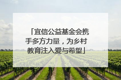 宜信公益基金会携手多方力量，为乡村教育注入爱与希望
