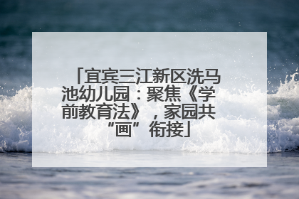 宜宾三江新区洗马池幼儿园：聚焦《学前教育法》，家园共“画”衔接