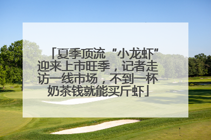 夏季顶流“小龙虾”迎来上市旺季，记者走访一线市场，不到一杯奶茶钱就能买斤虾