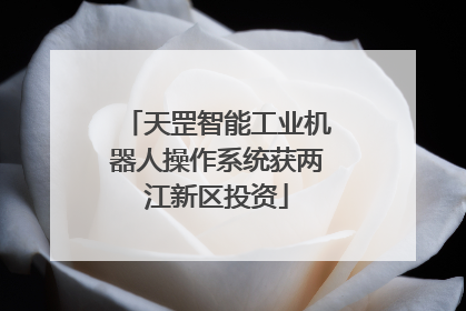 天罡智能工业机器人操作系统获两江新区投资