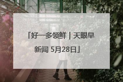 好一多领鲜｜天眼早新闻 5月28日