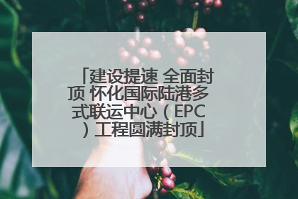 建设提速 全面封顶 怀化国际陆港多式联运中心（EPC）工程圆满封顶