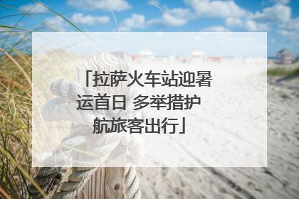 拉萨火车站迎暑运首日 多举措护航旅客出行