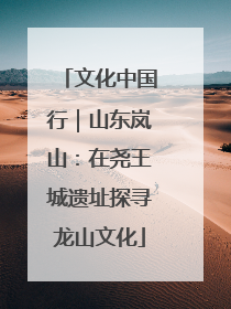文化中国行｜山东岚山：在尧王城遗址探寻龙山文化