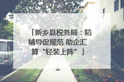 新乡县税务局：精辅导促规范 助企汇算“轻装上阵”