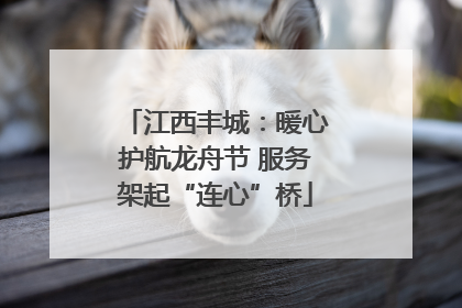 江西丰城：暖心护航龙舟节 服务架起“连心”桥