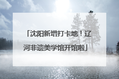 沈阳新增打卡地！辽河非遗美学馆开馆啦