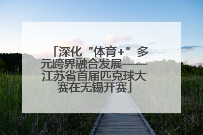深化“体育+”多元跨界融合发展——江苏省首届匹克球大赛在无锡开赛