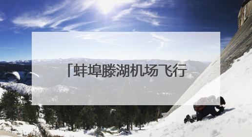 蚌埠滕湖机场飞行区预验收顺利完成