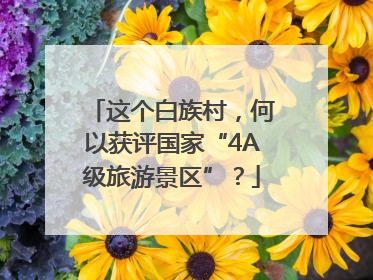 这个白族村，何以获评国家“4A级旅游景区”？