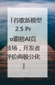 谷歌新模型2.5 Pro霸榜AI竞技场，开发者评价两极分化