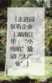 走进园区看企业｜湖南江华：“小电机”撬动“大产业”