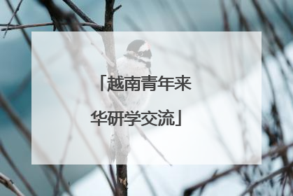 越南青年来华研学交流