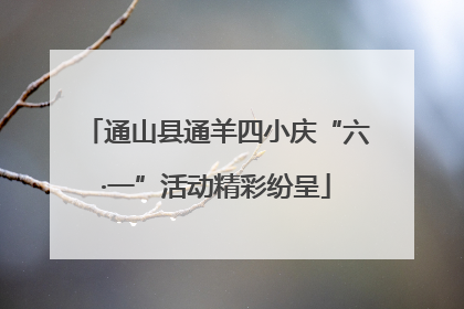 通山县通羊四小庆“六·一”活动精彩纷呈