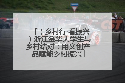 （乡村行·看振兴）浙江金华大学生与乡村结对：用文创产品赋能乡村振兴