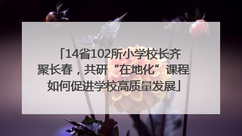 14省102所小学校长齐聚长春，共研“在地化”课程如何促进学校高质量发展